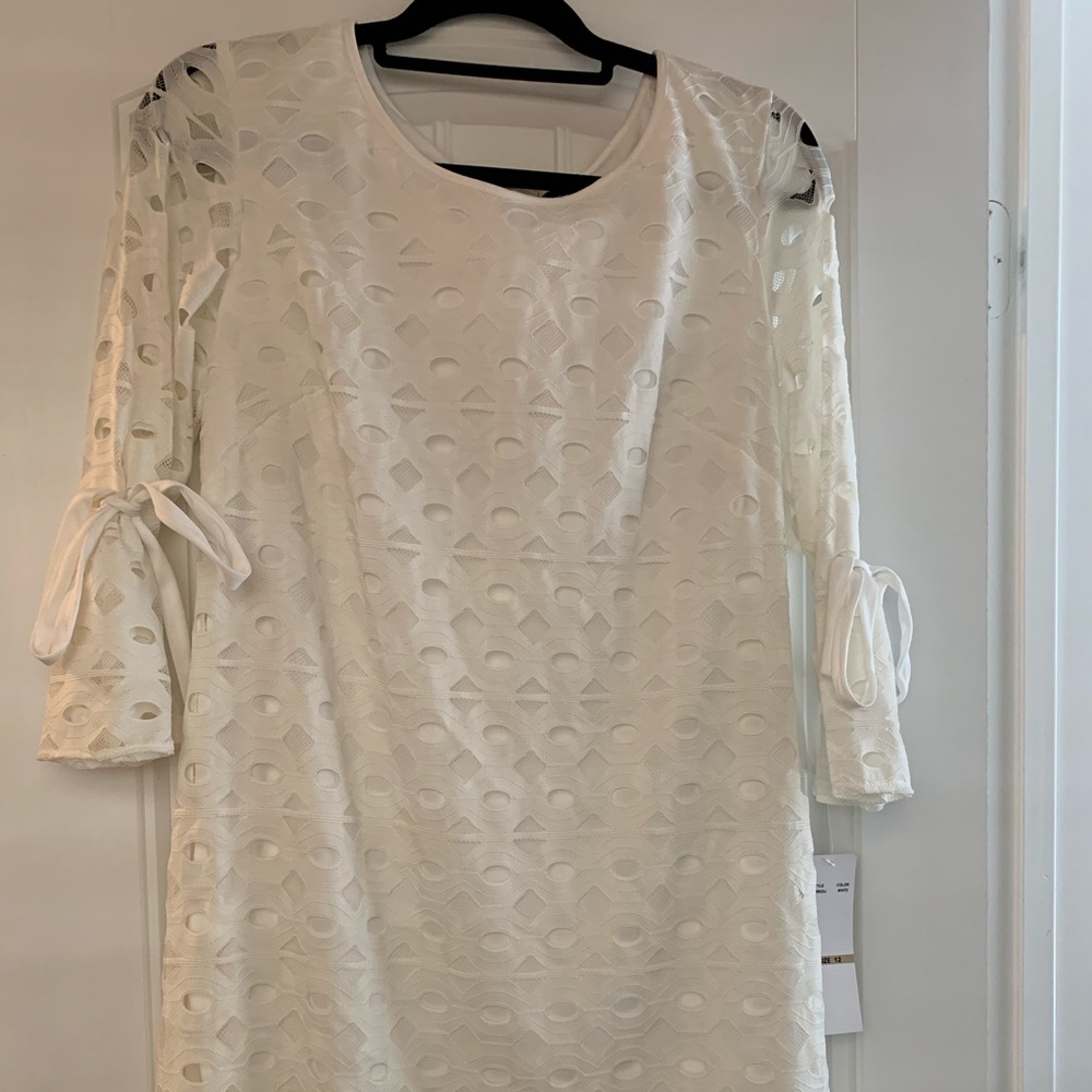 White R&K dress